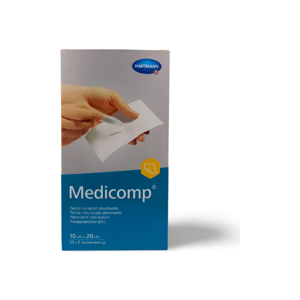 Medicomp Gasa Esteril Nonwoven 10x20 Cm 50 Uds H
